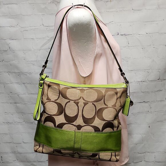 Coach Signature Stripe Canvas bag - Picture 3 of 12